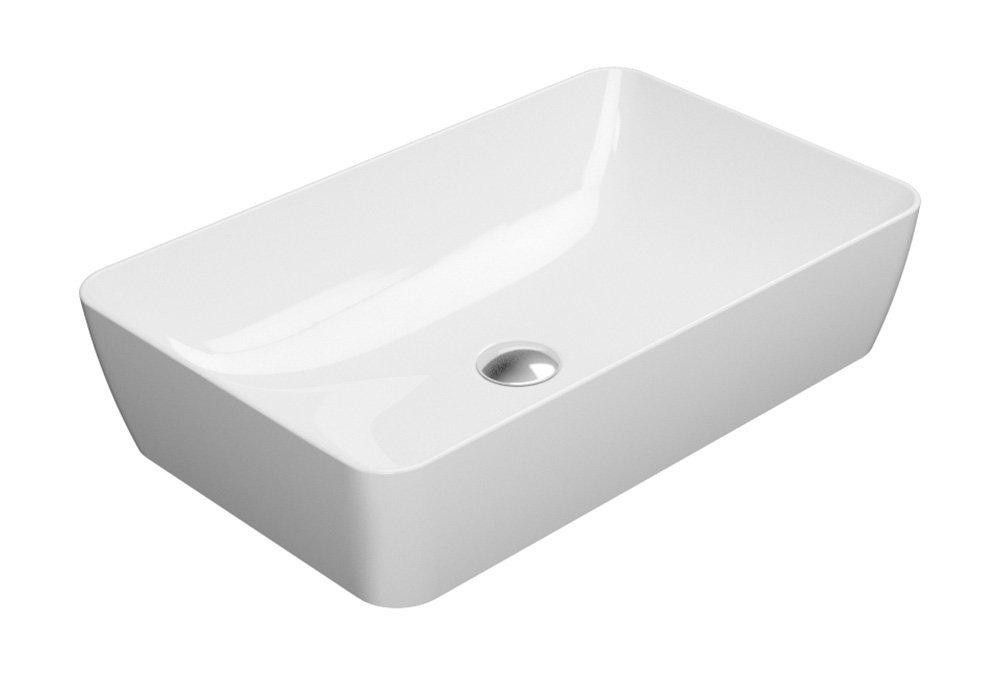 GSI - SAND keramické umývadlo na dosku 60x38 cm, biela ExtraGlaze 903611