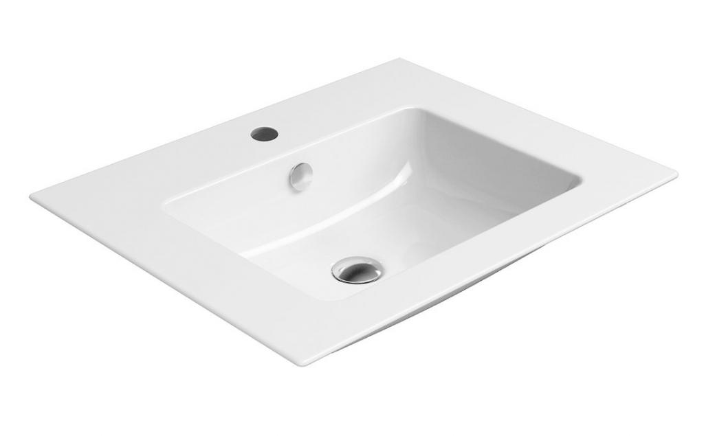 GSI - PURA keramické umývadlo slim 60x50 cm, biela ExtraGlaze 8836111