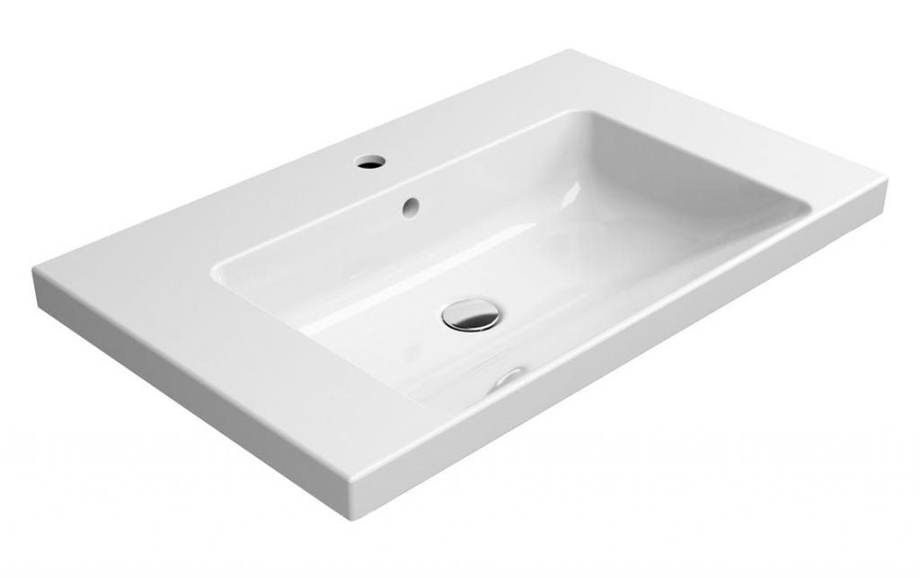 GSI - NORM keramické umývadlo 80x18x50 cm, biela ExtraGlaze 8634111