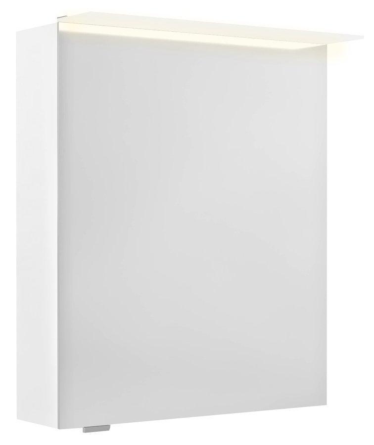 SAPHO - LINEX galérka s LED osvetlením, 60x70x15cm, ľavá/pravá. biela LX060-0030