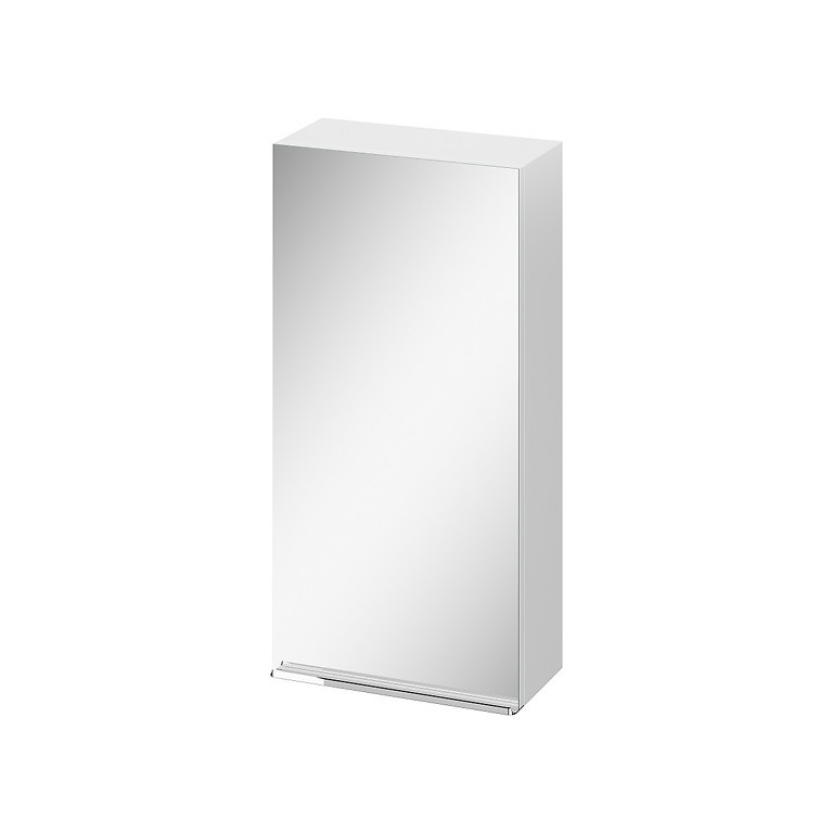 CERSANIT - Zrkadlová skrinka VIRGO 40 biela s chrómovými úchytmi (S522-010)