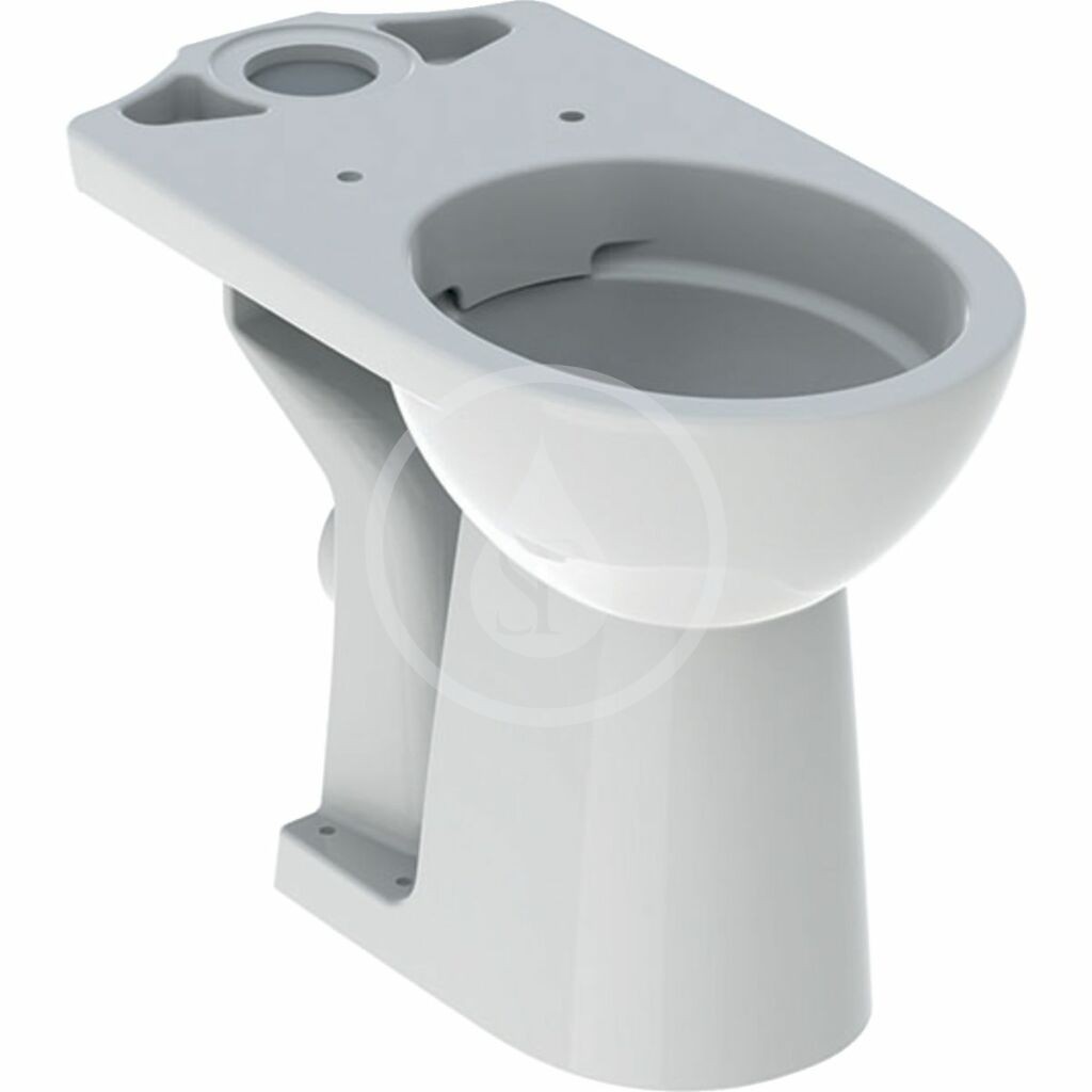 GEBERIT - Selnova Comfort WC kombi misa, zadný odpad, Rimfree, biela (500.486.01.1)