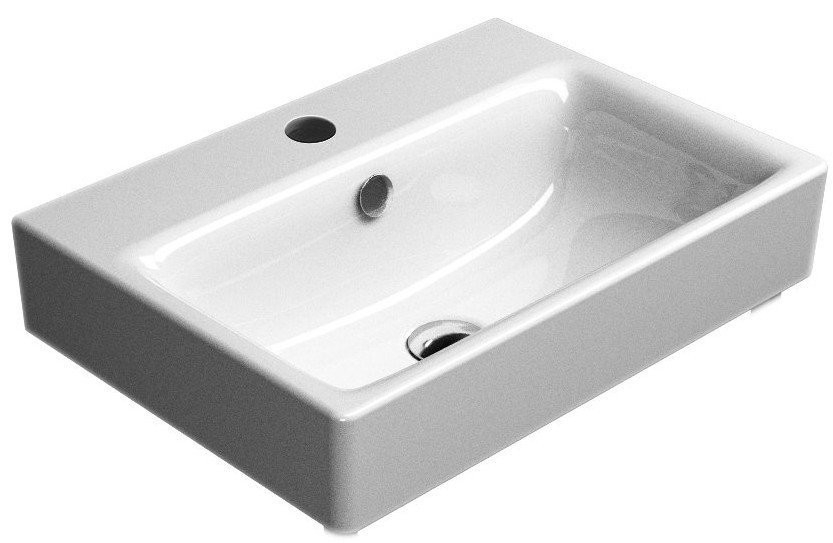 GSI - SAND keramické umývadlo 55x40 cm, biela ExtraGlaze (9086111)