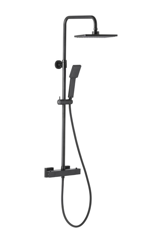KFA - LOGON termostatický sprchový set, čierna (5746-910-81)