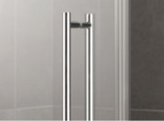 Kermi Štvrťkruh Pasa XP P50 10018 970-1000 / 1850 strieborná matná ESG číre Štvrťkruhový sprchovací kút kývne dvere s pevnými poľami (PXP50100181AK)