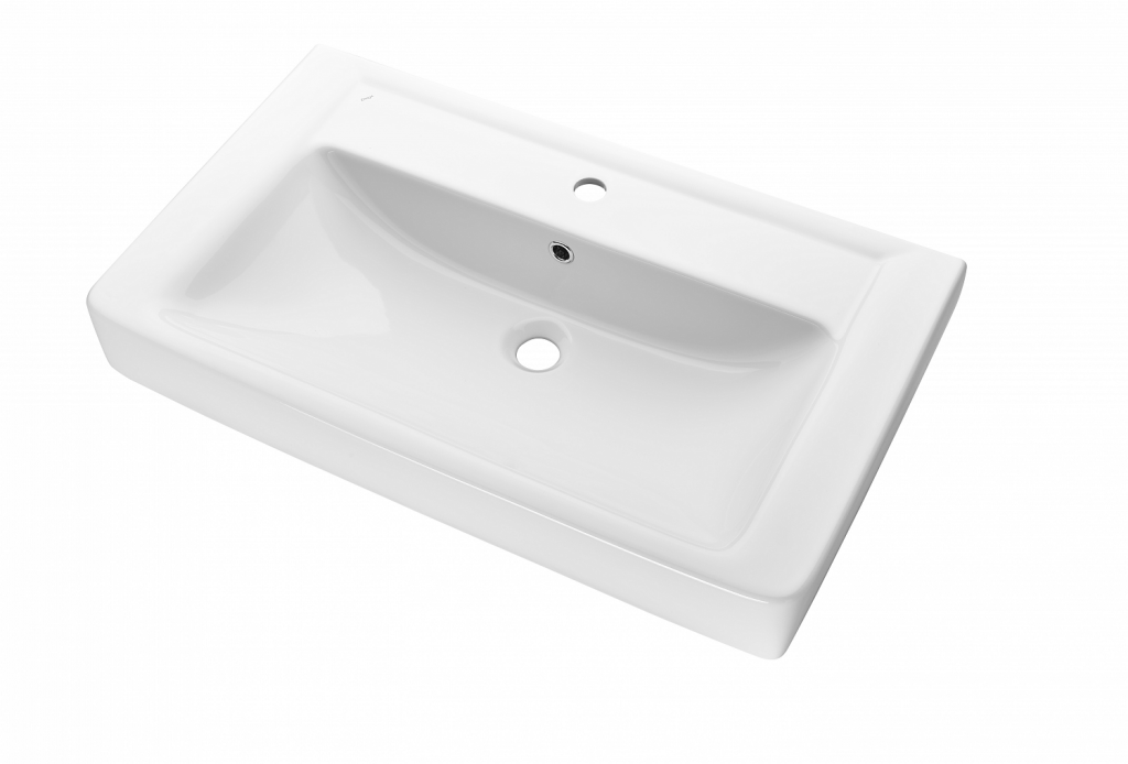 E-shop Dreja - Keramické umývadlo Q 80 - biele 05552