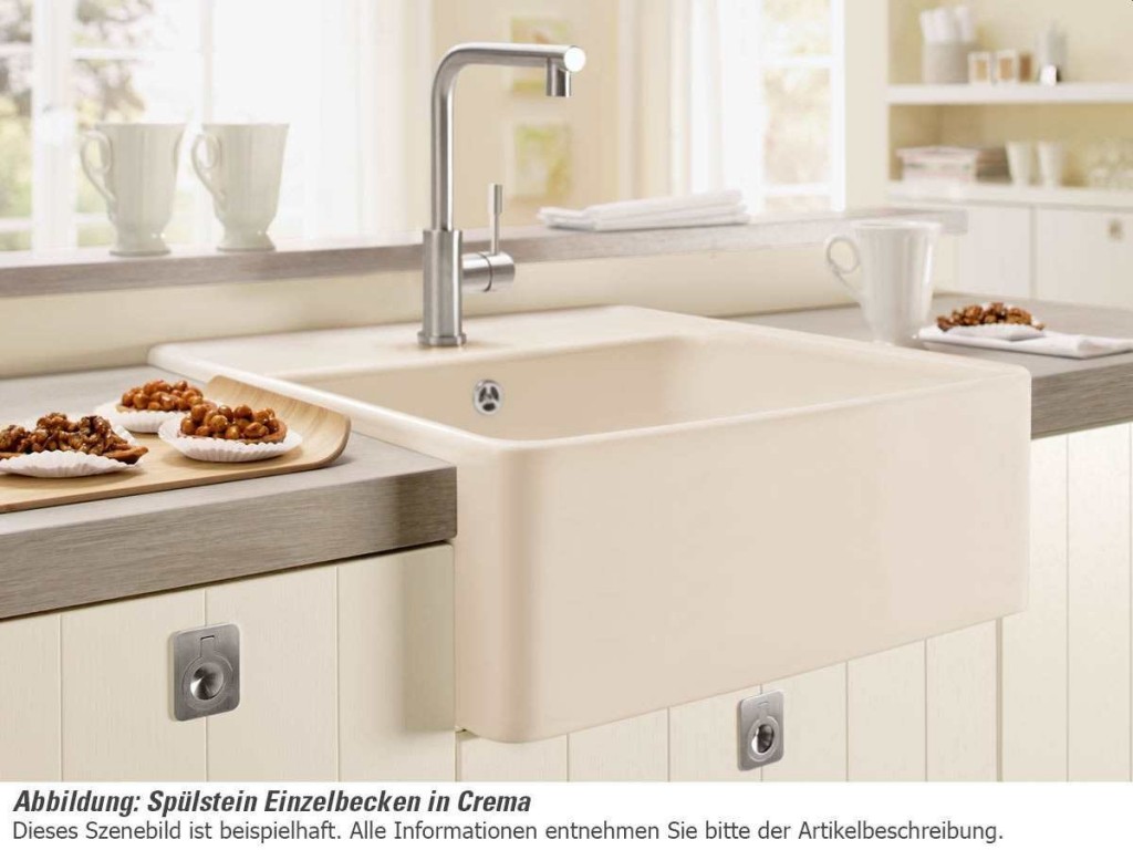 VILLEROY & BOCH - Keramický drez Single-bowl sink White alpin modulový 595 x 630 x 220 bez excentra 632061R1