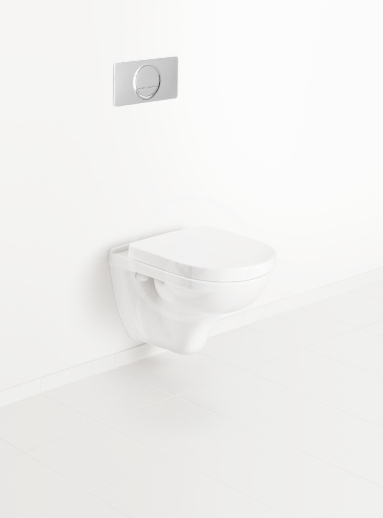 VILLEROY & BOCH - O.novo Závesné WC Compact, DirectFlush, alpská biela (5688R001)