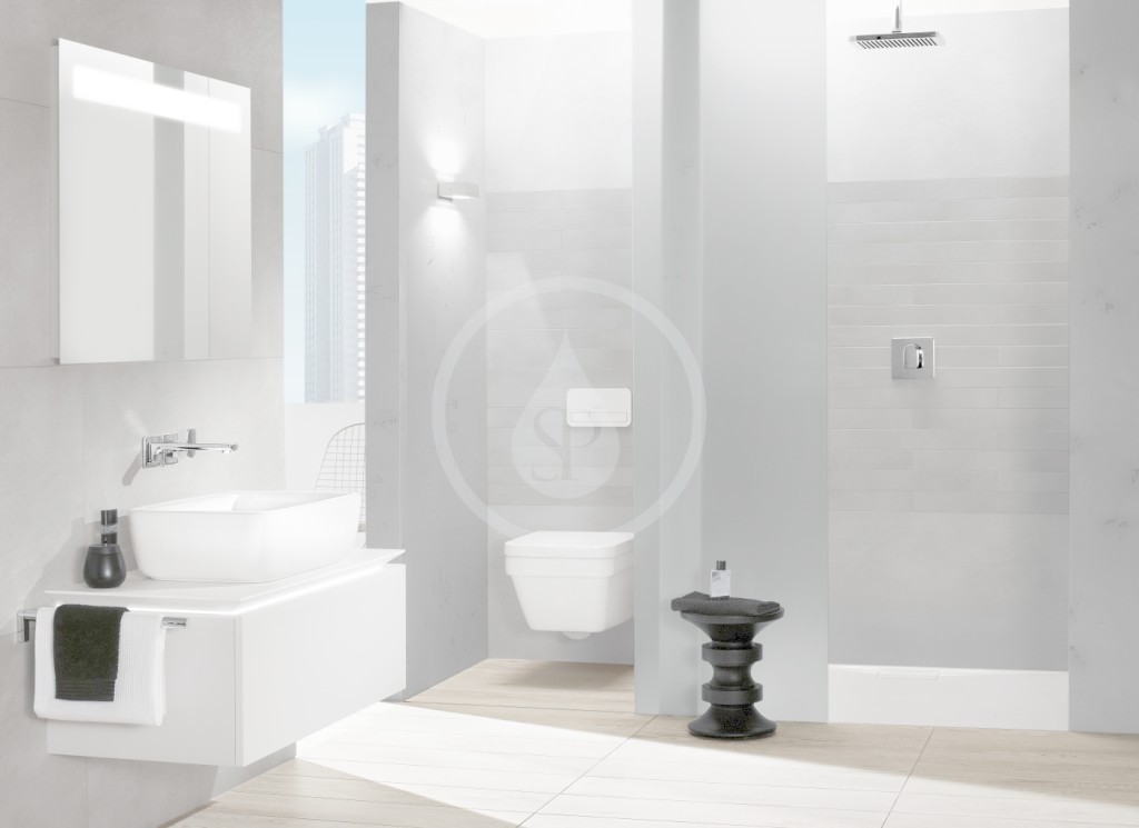 VILLEROY & BOCH - Architectura Závesné WC, zadný odpad, DirectFlush, AntiBac, CeramicPlus, alpská biela (5685R0T2)