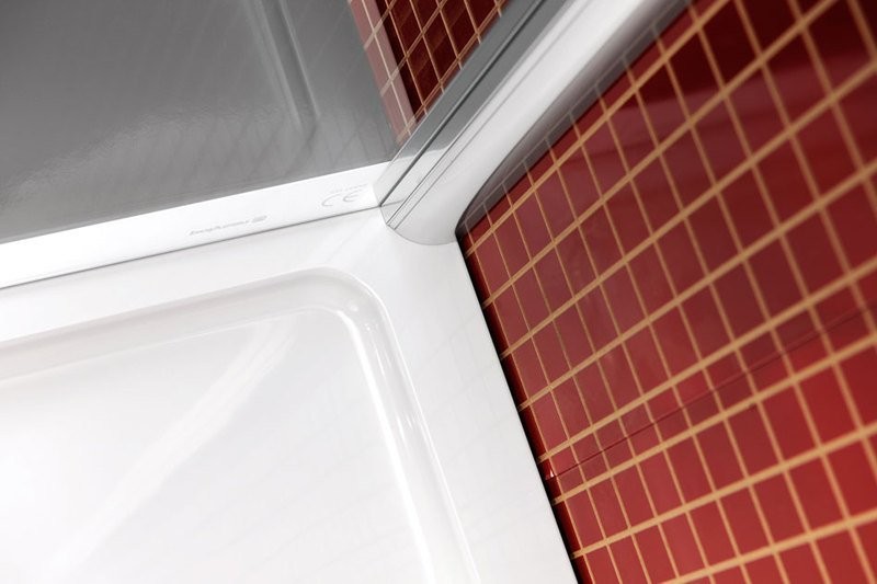 POLYSAN - LUCIS LINE štvrťkruhová sprchová zástena, 900x900mm, R550, číre sklo (DL2615)