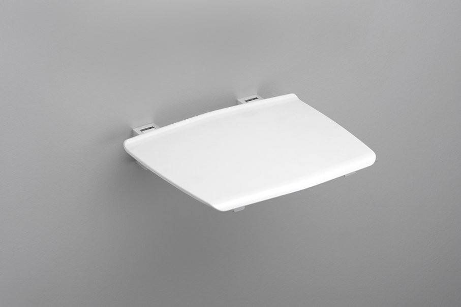 GELCO - Sklopné sedátko do sprchového kúta 32,5x32,5cm, biela (GS120W)