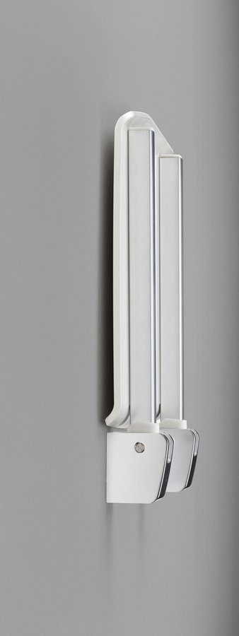 GELCO - Sklopné sedátko do sprchového kúta 32,5x32,5cm, biela (GS120W)