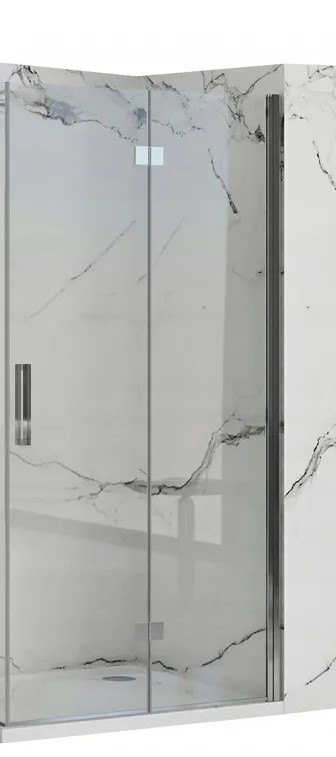 REA - SPRCHOVÉ DVERE Moliere 90 CHRÓM BEZ PROFILU REA-K8539