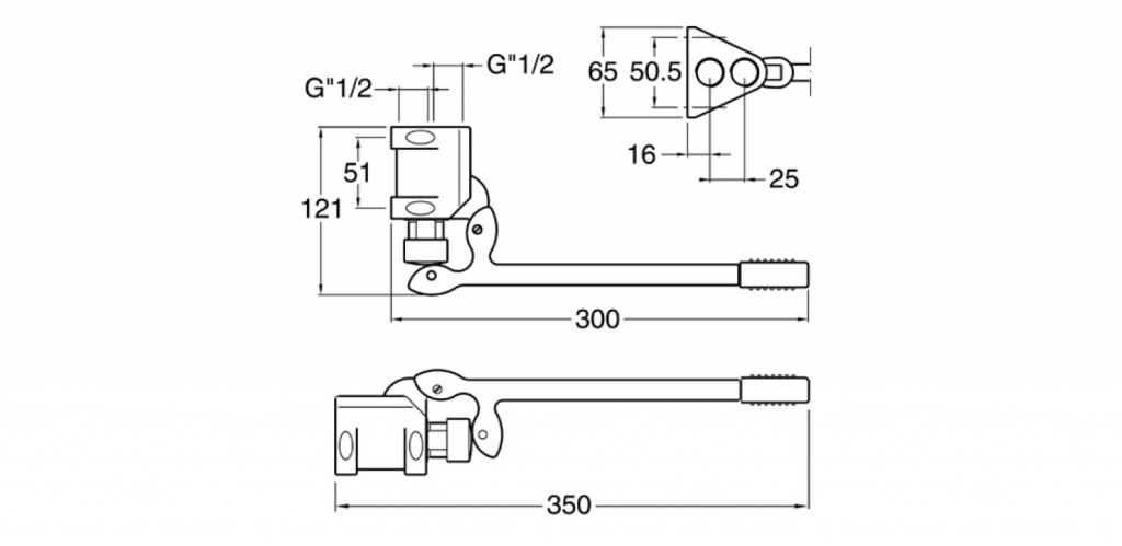 SILFRA - QUIK samouzatvárací ventil s pedálom, chróm (QK40051)