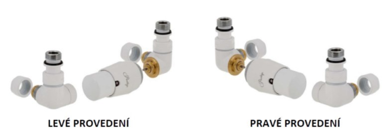 HOPA - Pripojovací ventil Z2 základná sada - Farba - Biela, Materiál spojky - PEX-AL-PEX, Variant - Ľavá (RDOZ2VIS06LX1)