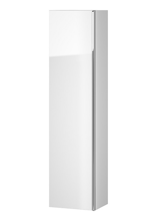 E-shop CERSANIT - Nábytkový stĺpik VIRGO biely s chrómovou úchytkou S522-032
