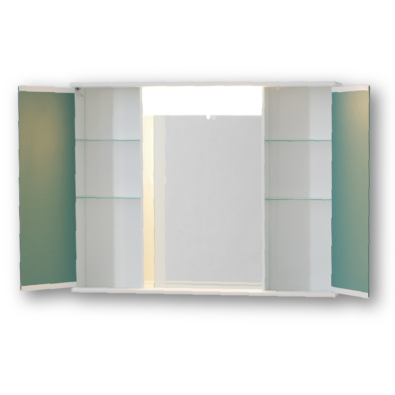 HOPA - Závesná skrinka so zrkadlom LUMIX II, III - Rozmery skriniek - 60 × 40 × 15 cm (OLNPSE6040)
