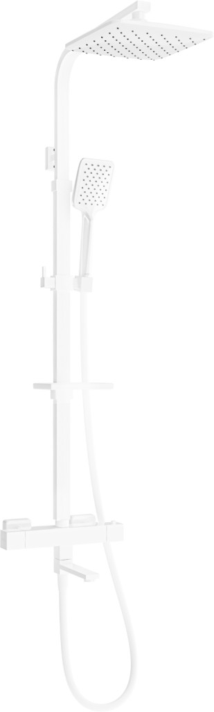 MEXEN/S - CQ62 vaňový stĺp s termostatickou batériou, biele 779106295-20