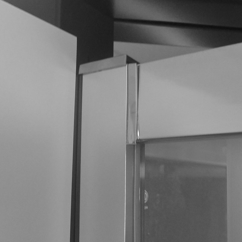 MEREO - Sprchové dvere, LIMA, dvojdilene, zasúvacie,  120 cm, chróm ALU, sklo Point (CK80422K)