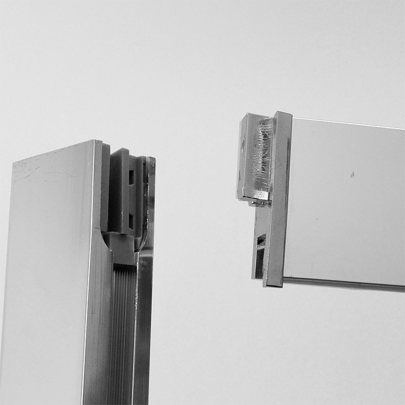 MEREO - Sprchové dvere LIMA, pivotové, 80x190 cm, chróm ALU, sklo Point 6 mm (CK80912K)