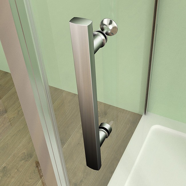 H K - Štvorcový sprchovací kút MELODY A1 100 cm s jednokrídlovými dverami vrátane sprchovej vaničky z liateho mramoru (SE-MELODYA1100/THOR-100SQ)