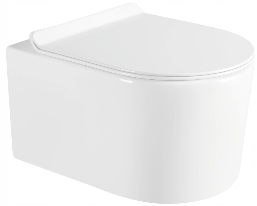 MEXEN/S - Sofia Závesná WC misa vrátane sedátka s slow-slim, duroplast, biela 30540100