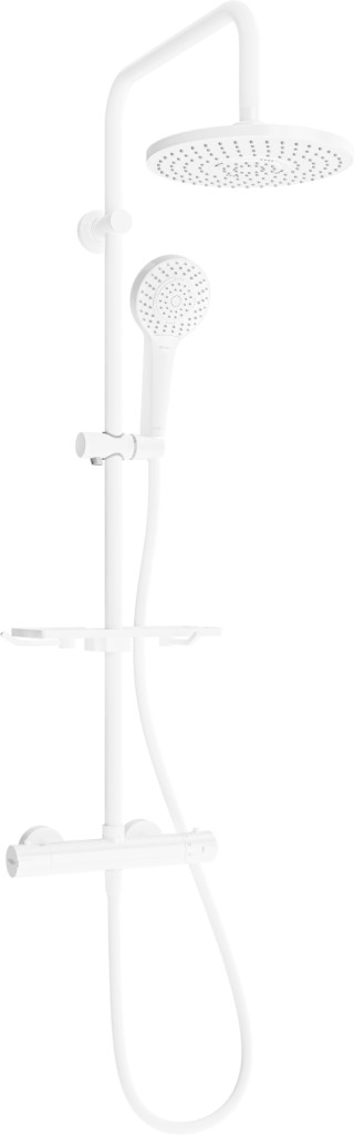 MEXEN/S - KT05 Sprchový stĺp s termostatickou batériou bielej 771500593-20