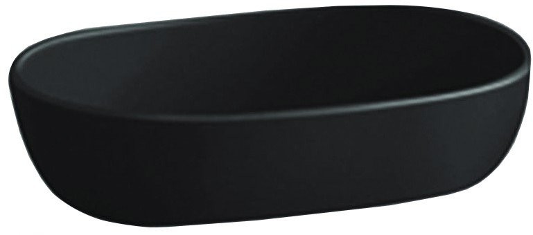 MEXEN - Viki umývadlo na dosku 59x40 cm čierna lesklá 21056070