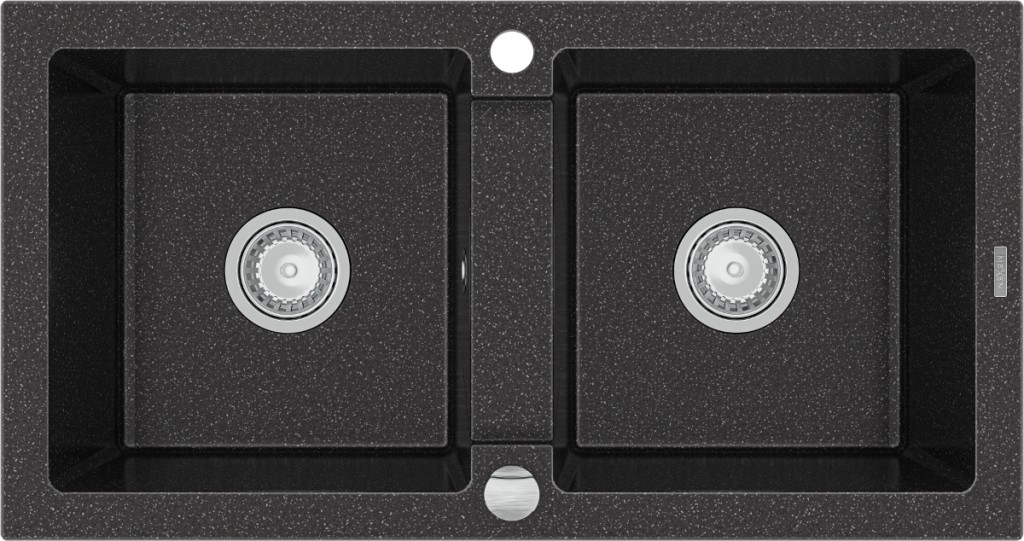 MEXEN MEXEN - Mario granitový dvojdrez 820x436 mm, grafit 6504822000-76