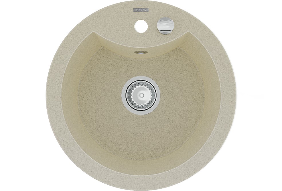 MEXEN MEXEN - Diego granitový drez 1 488x480 mm, béžová 6512481000-69