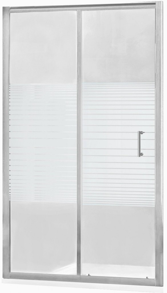 E-shop MEXEN - Apia posuvné sprchové dvere 140 cm dekor, chróm 845-140-000-01-20