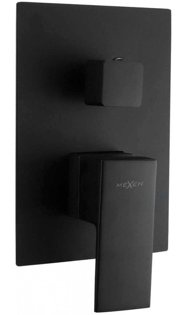MEXEN - Uno podomietková batéria vaňa-sprcha DR02, čierna 71435-70
