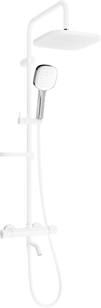 MEXEN/S - KX33-SPRCHOVÁ SÚPRAVA S TERMOSTATICKOU BATERIÁ, CHROM/ BIELA 779003391-21