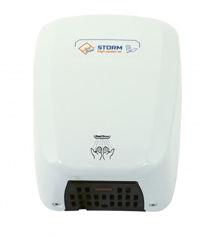 E-shop Sušič rúk Jet Dryer STORM biely ABS plast 8596220006370