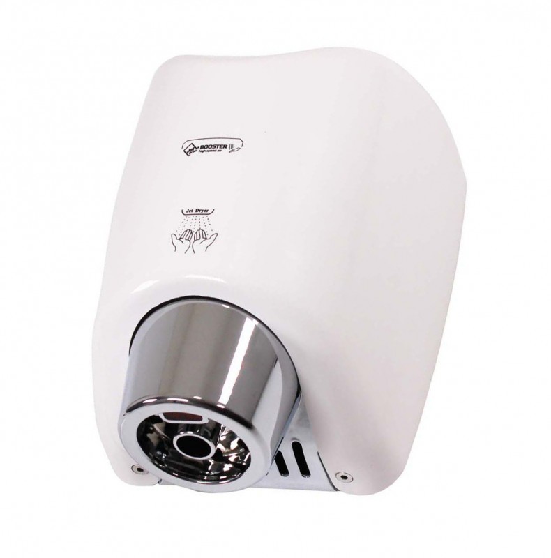 E-shop Sušič rúk Jet Dryer BOOSTER biely ABS plast 8596220009326