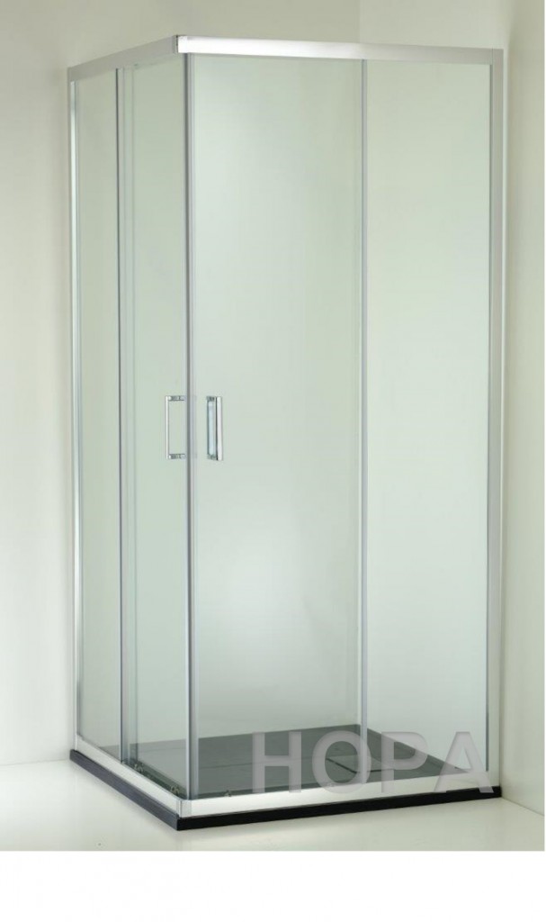 HOPA - Sprchovací kút BARCELONA PLUS QUADRATO - FARBA rámu - Chróm / Leštený hliník (ALU), Rozmer A - 90 cm, Rozmer B - 90 cm, Smer zatvárania - Univerzálny Ľavé / Pravé, Výplň - Číre