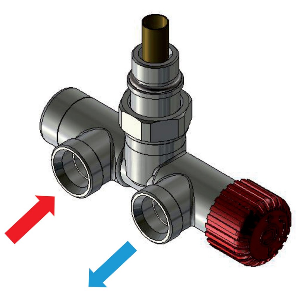 HOPA - Pripojovací ventil Z7 kompletná sada - Farba - Lesklý chróm, Materiál spojky - Cu 15 × 1, Variant - Ľavá (RDOZ7UNI02LC2)