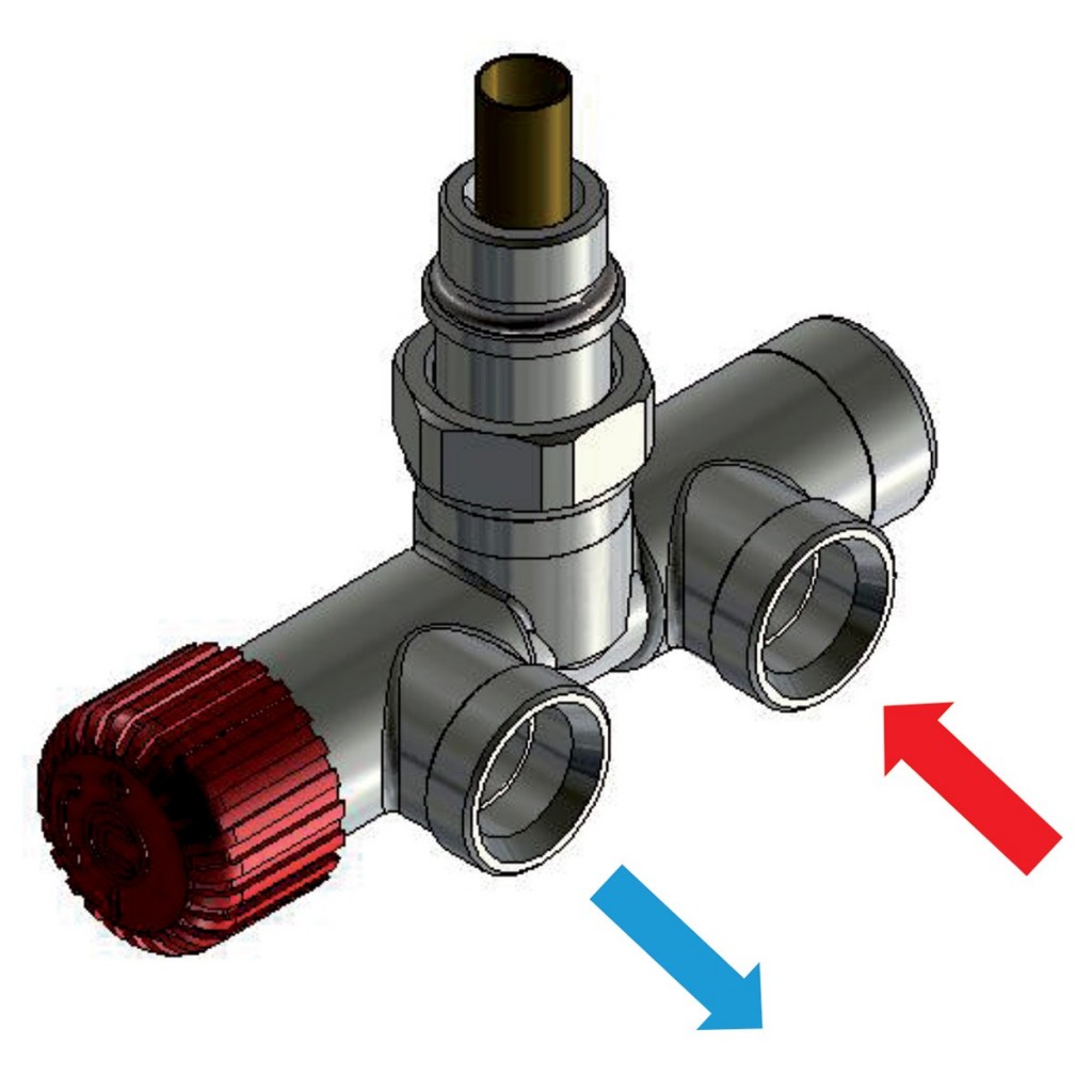 HOPA - Pripojovací ventil Z7 kompletná sada - Farba - Matný chróm, Materiál spojky - PEX-AL-PEX, Variant - Pravá (RDOZ7UNI03PX2)
