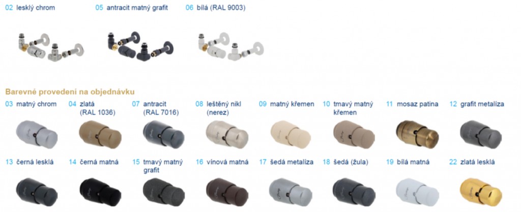 HOPA - Pripojovací ventil Z2 kompletná sada - Farba - Ostatné farby **, Materiál spojky - Cu 15 × 1, Variant - Pravá (RDOZ2VIS..PC2)