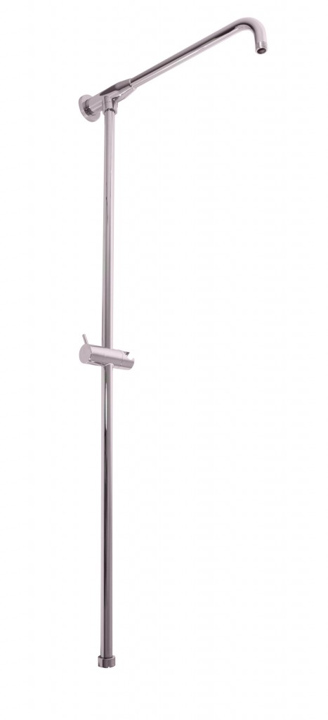 SLEZAK-RAV - Sprchová tyč k batériám s hlavovou a ručnou sprchou, Farba: chróm MD0631