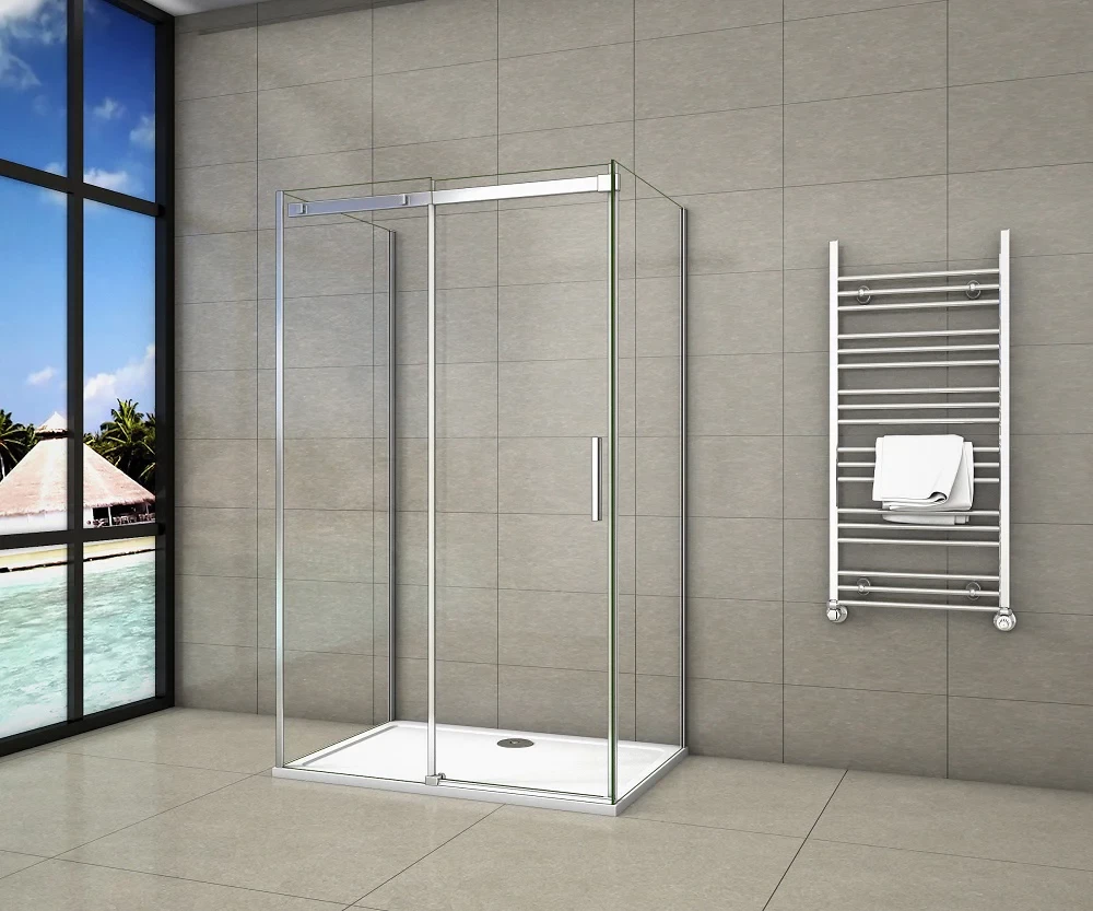 H K - Produkty značky Hezká koupelna - Trostenný sprchovací kút HARMONY U3 90x110x90cm L/P variant vrátane sprchovej vaničky z liateho mramoru SE-HARMONYU311090/ROCKY-11090