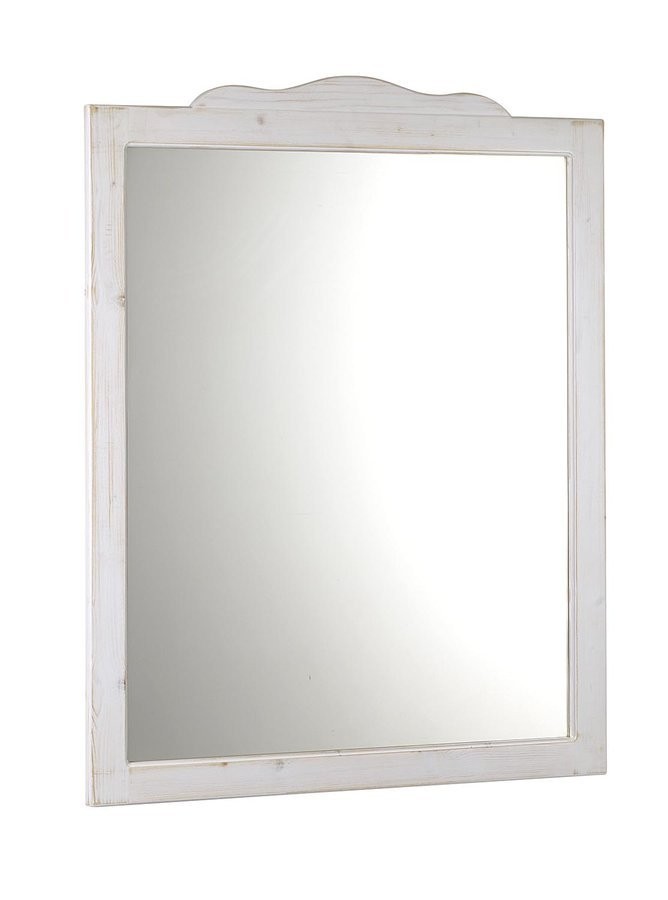 E-shop SAPHO - RETRO zrkadlo zrkadlo v drevenom ráme 890x1150, starobiela 1687