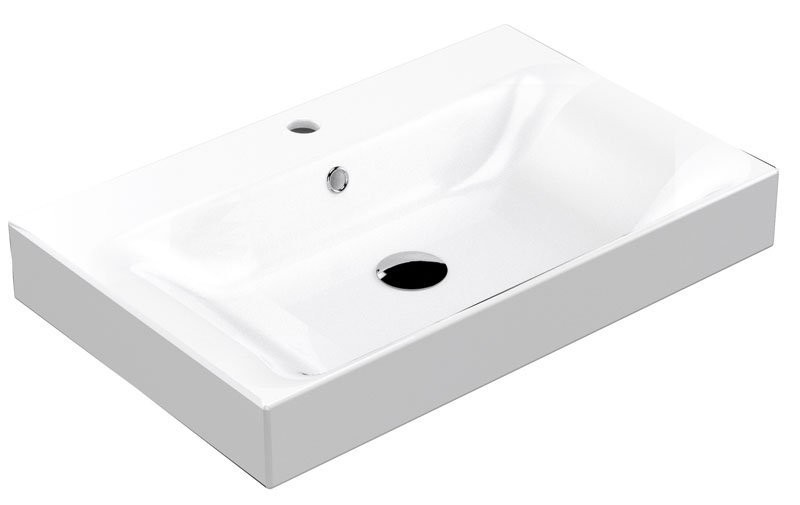 E-shop KERASAN - CENTO keramické umývadlo 60x45cm, biela 353101