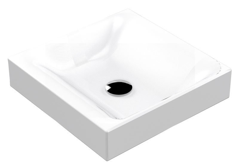 E-shop KERASAN - CENTO keramické umývadlo na dosku 45x45cm, biela 354401