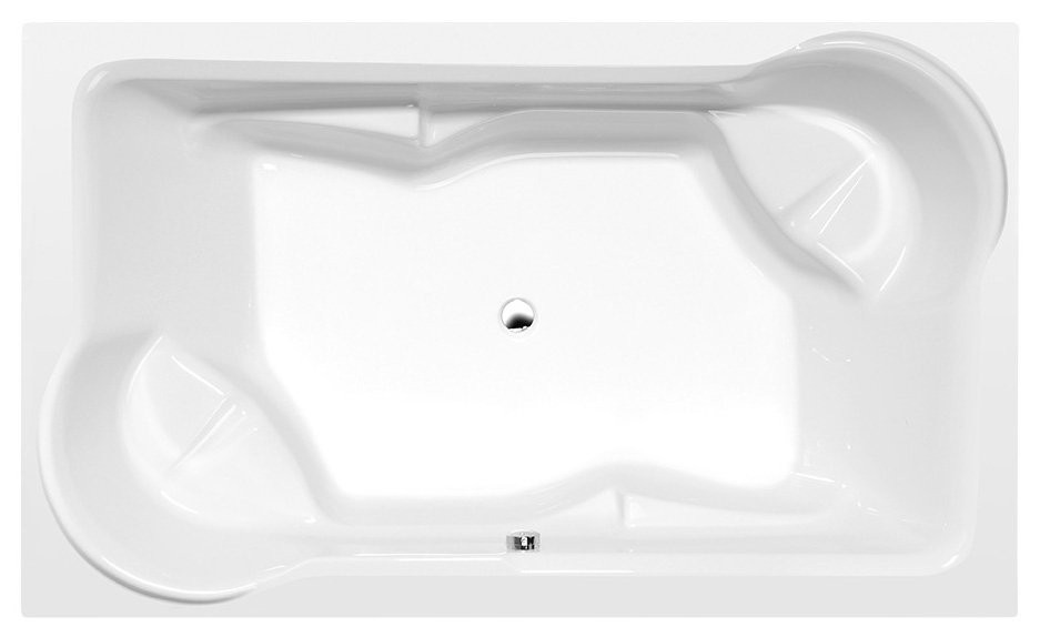 E-shop POLYSAN - DUO obdĺžniková vaňa 200x120x45cm, biela 16111