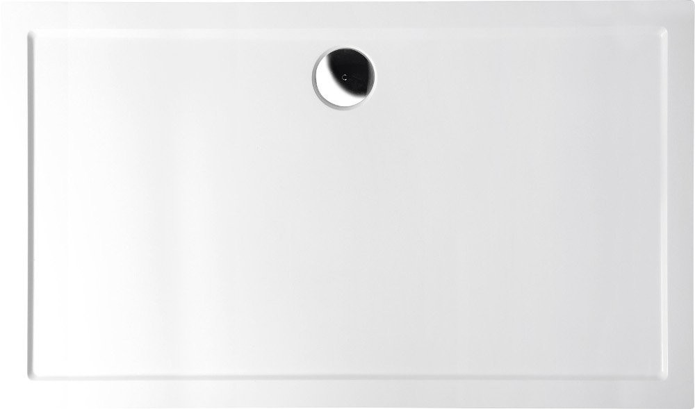 POLYSAN - KARIA sprchová vanička z liateho mramoru, obdĺžnik 120x100cm, biela 26611
