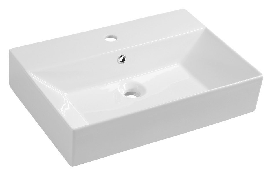 E-shop ISVEA - SISTEMA keramické umývadlo 60x42cm, biela 10SF50060