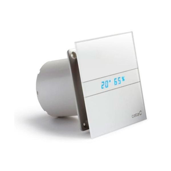 E-shop CATA - E-150 GTH kúpeľňový ventilátor axiálny s automatom, 10W/19W, potrubie 150, bie 00902200