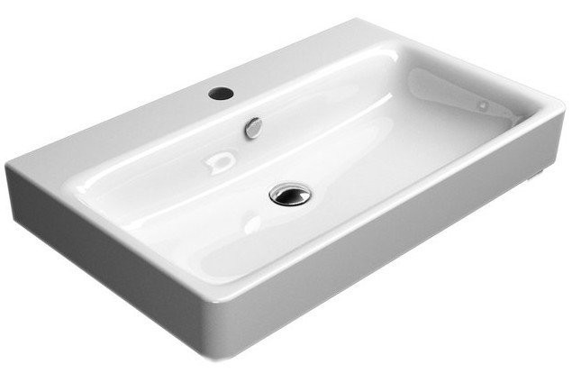 E-shop GSI - SAND keramické umývadlo 80x50 cm, biela ExtraGlaze 9022111