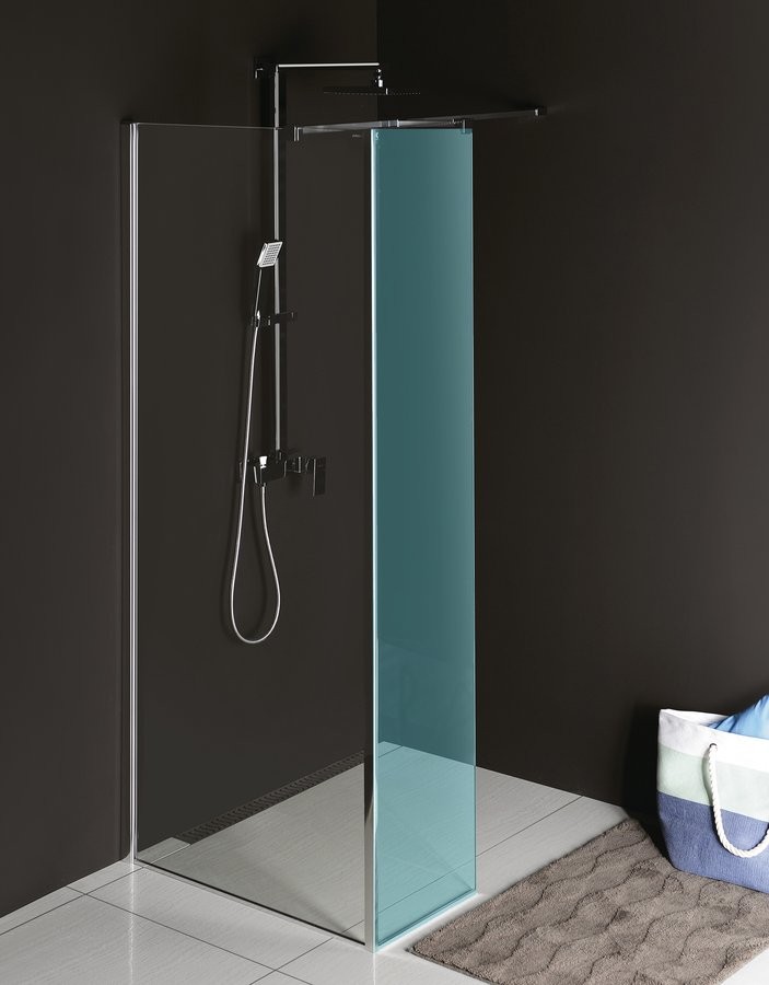 POLYSAN - MODULAR SHOWER stena na inštaláciu na múr, pre pripojenie príd. panelu, 800 MS2A-80